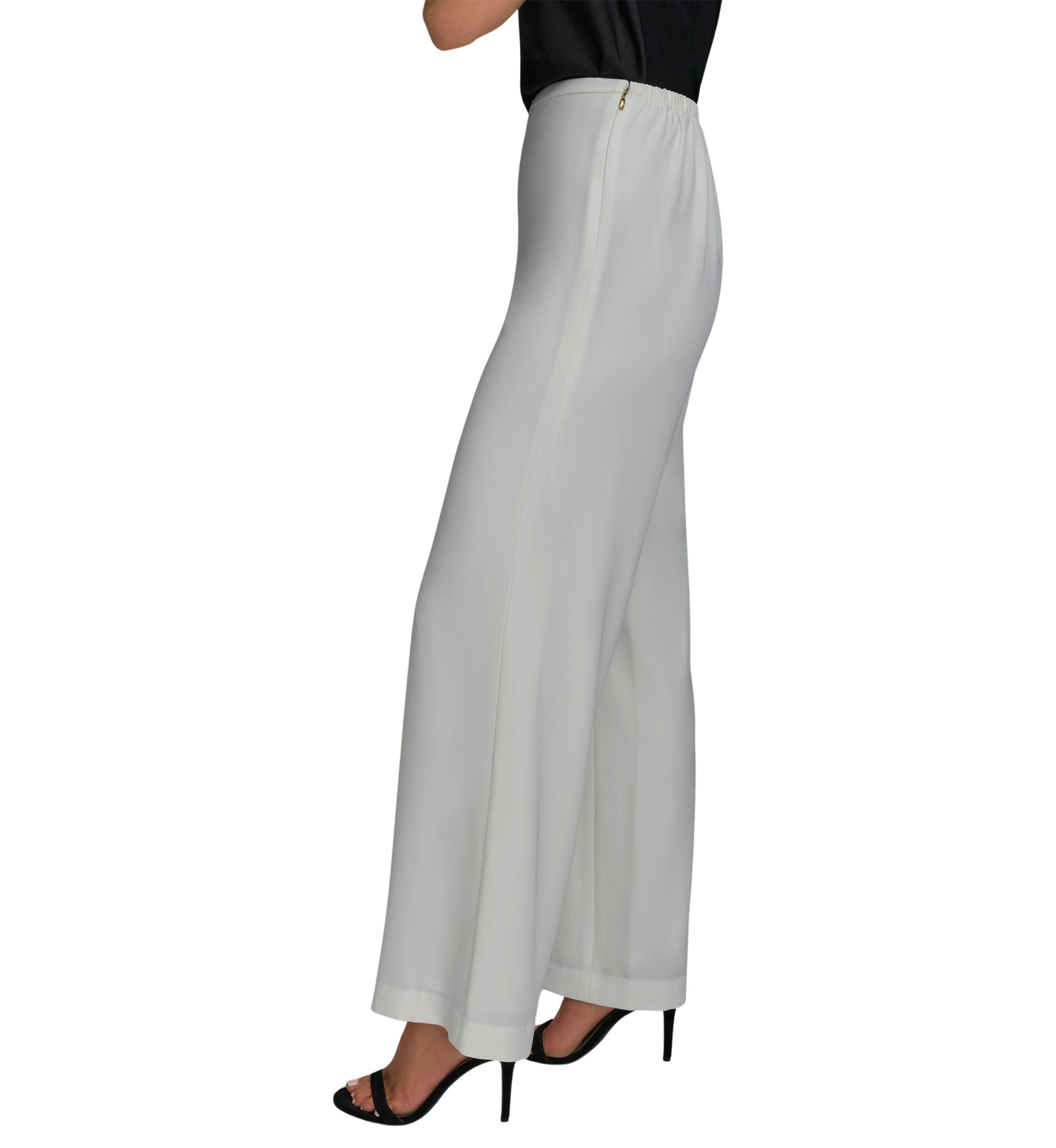 Womens Wide Leg Pull On Pants