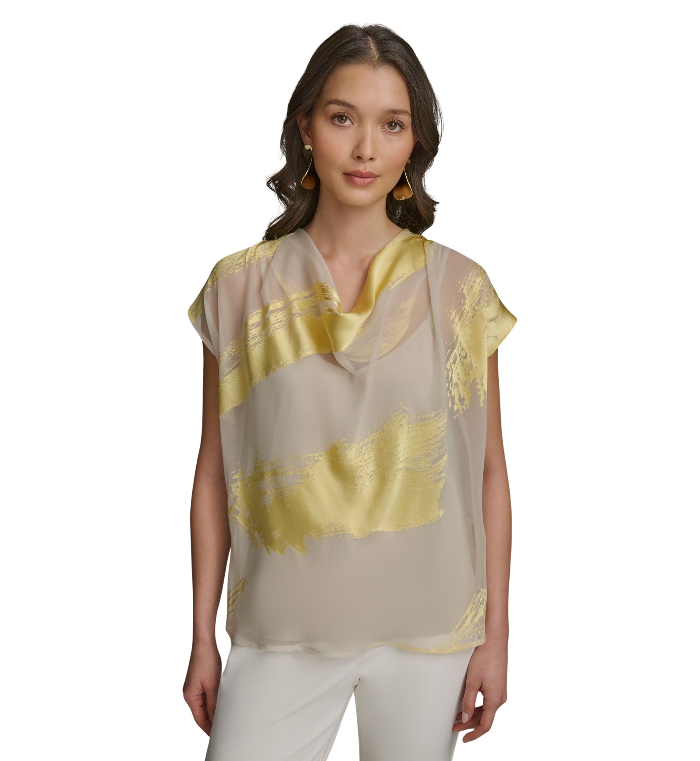 Womens Metallic Blouse