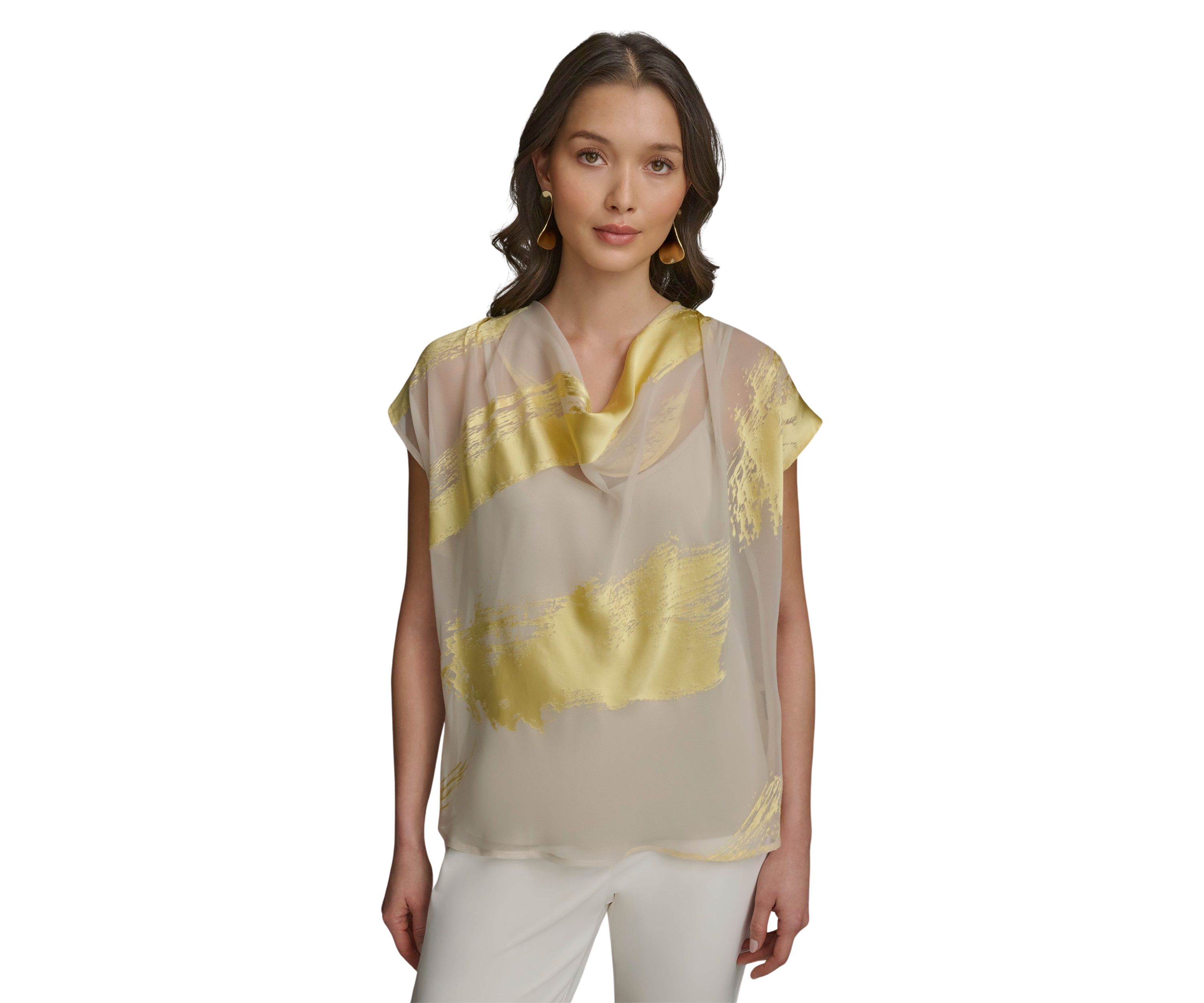 Womens Metallic Blouse