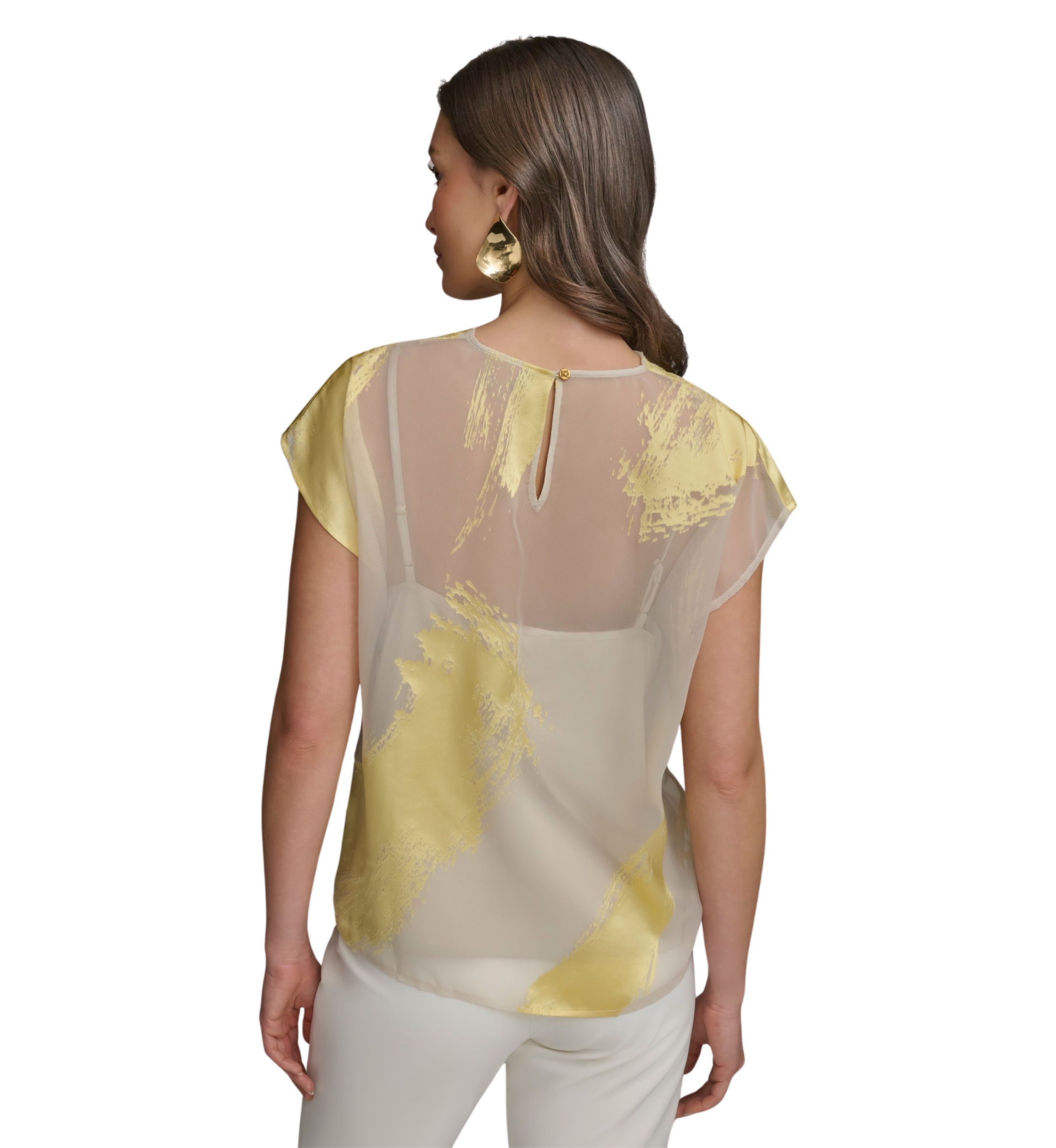Womens Metallic Blouse