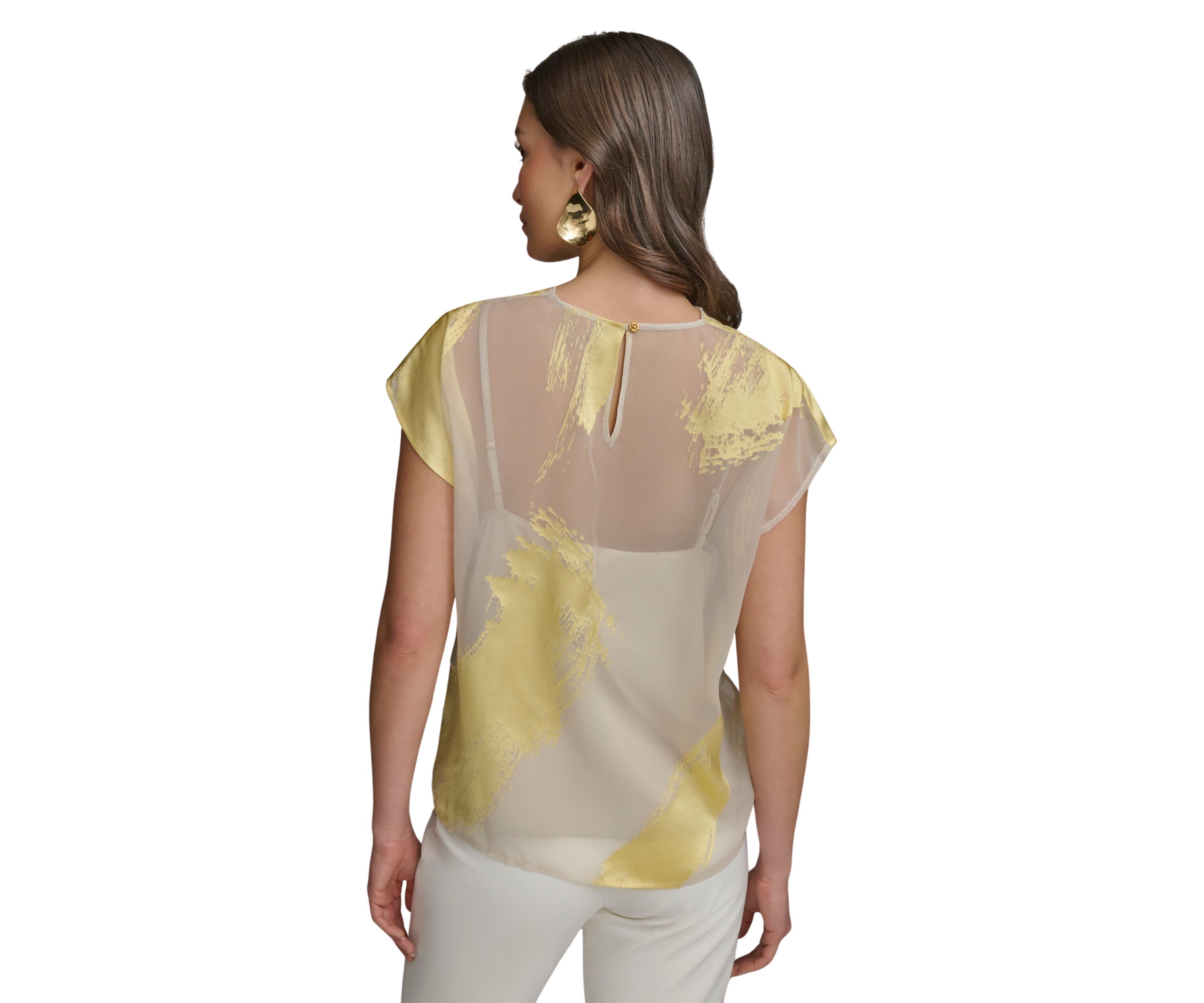 Womens Metallic Blouse