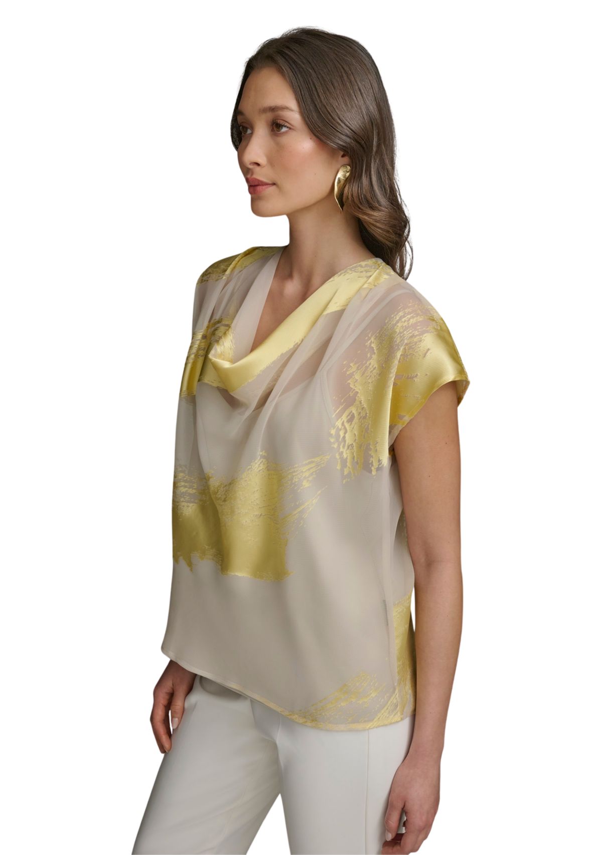 Womens Metallic Blouse