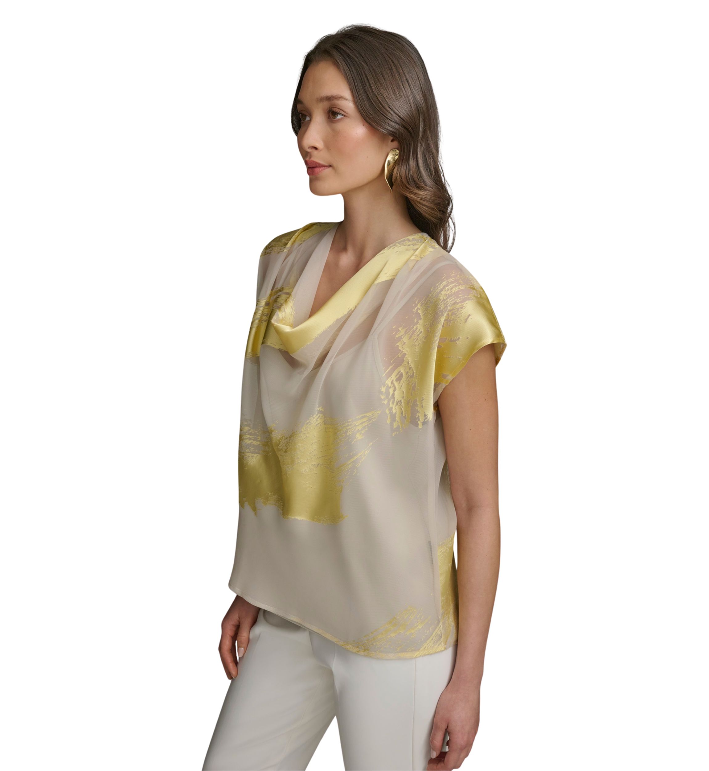 Womens Metallic Blouse