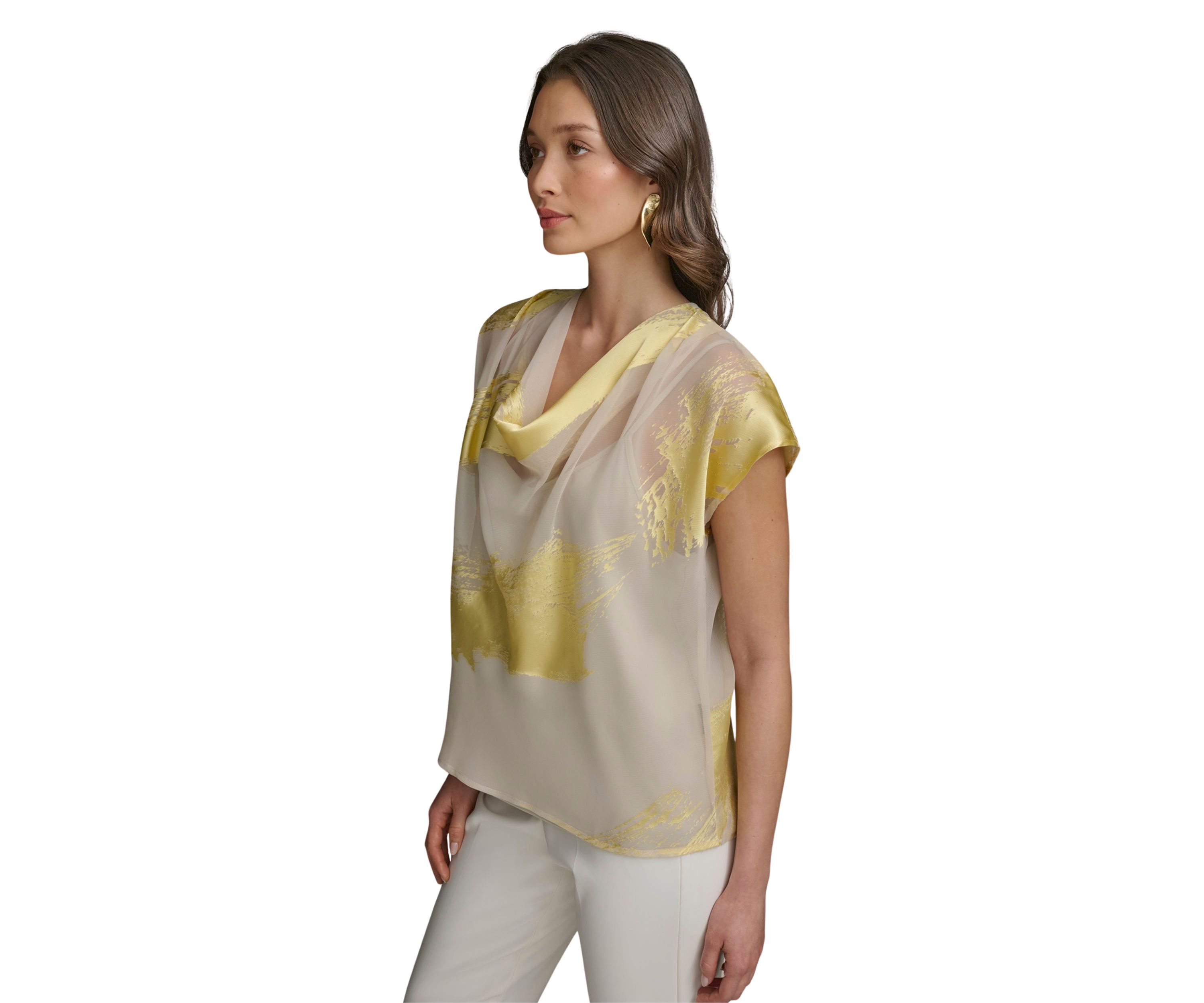 Womens Metallic Blouse