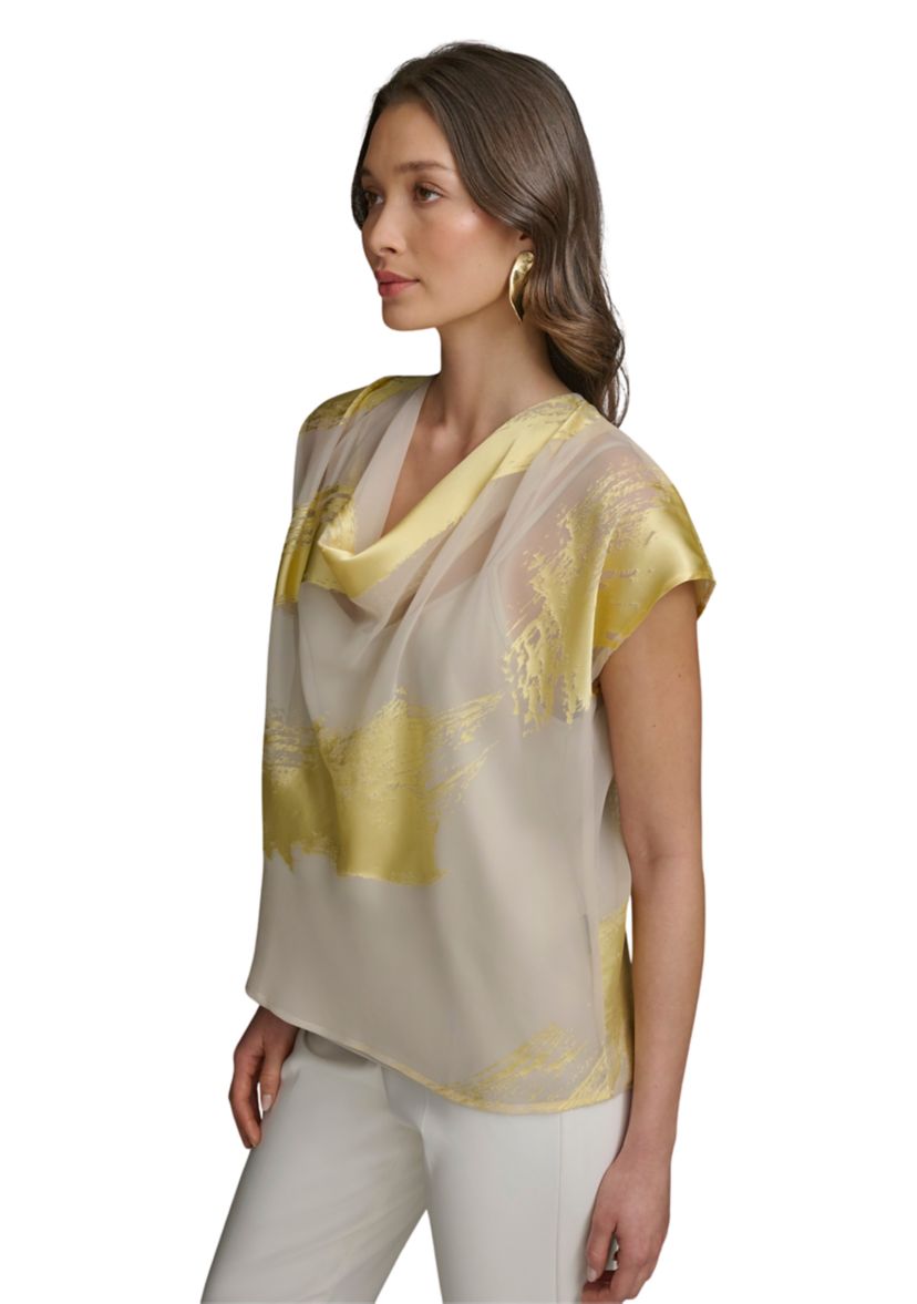 Womens Metallic Blouse