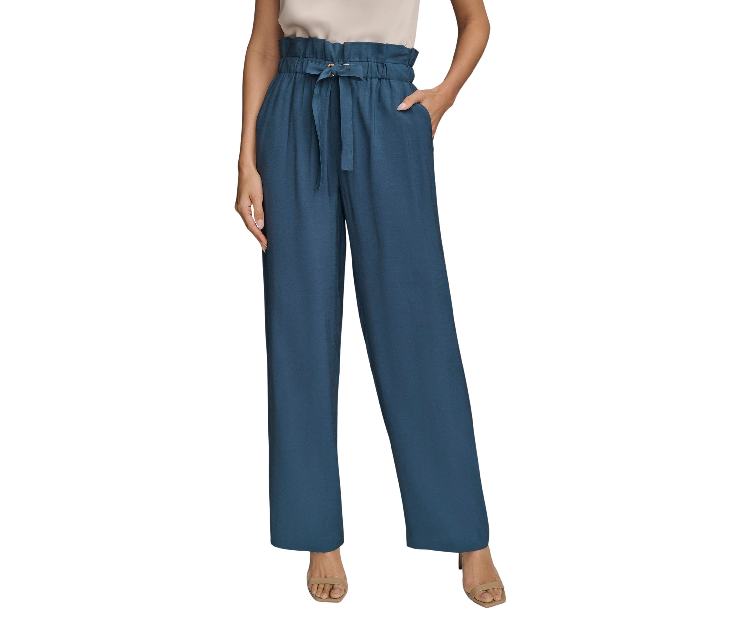 Womens Tie Waist Trousers