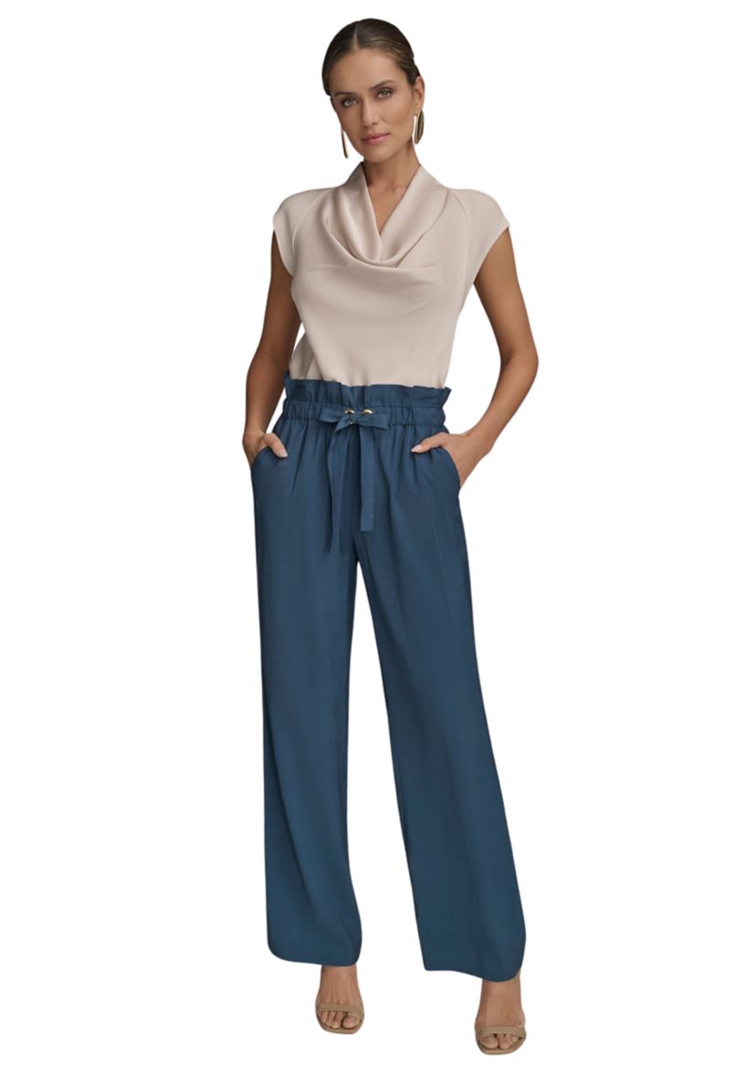 Womens Tie Waist Trousers