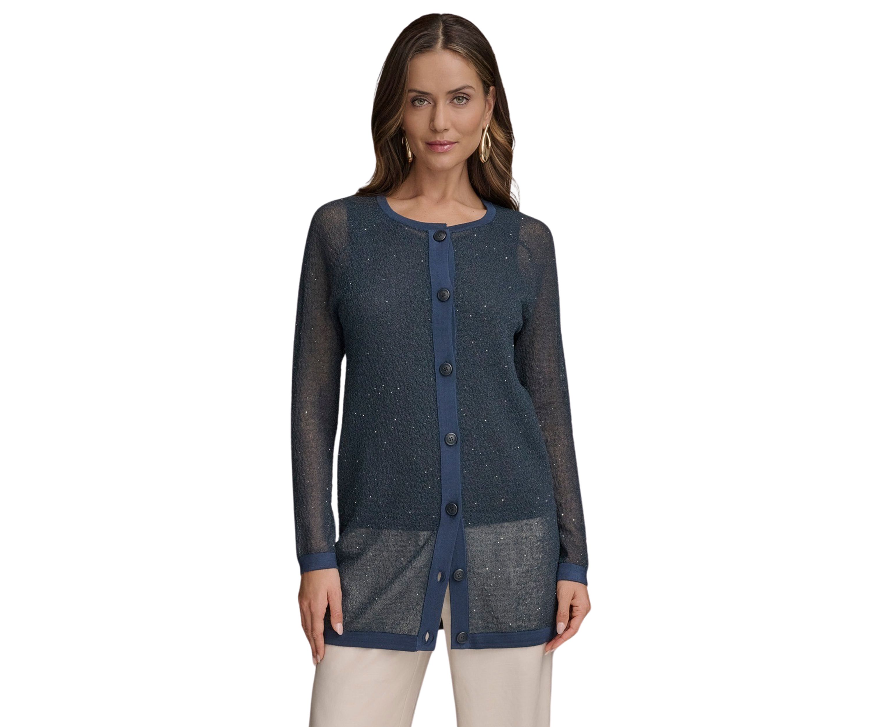 Womens Long Sleeve Cardigan 