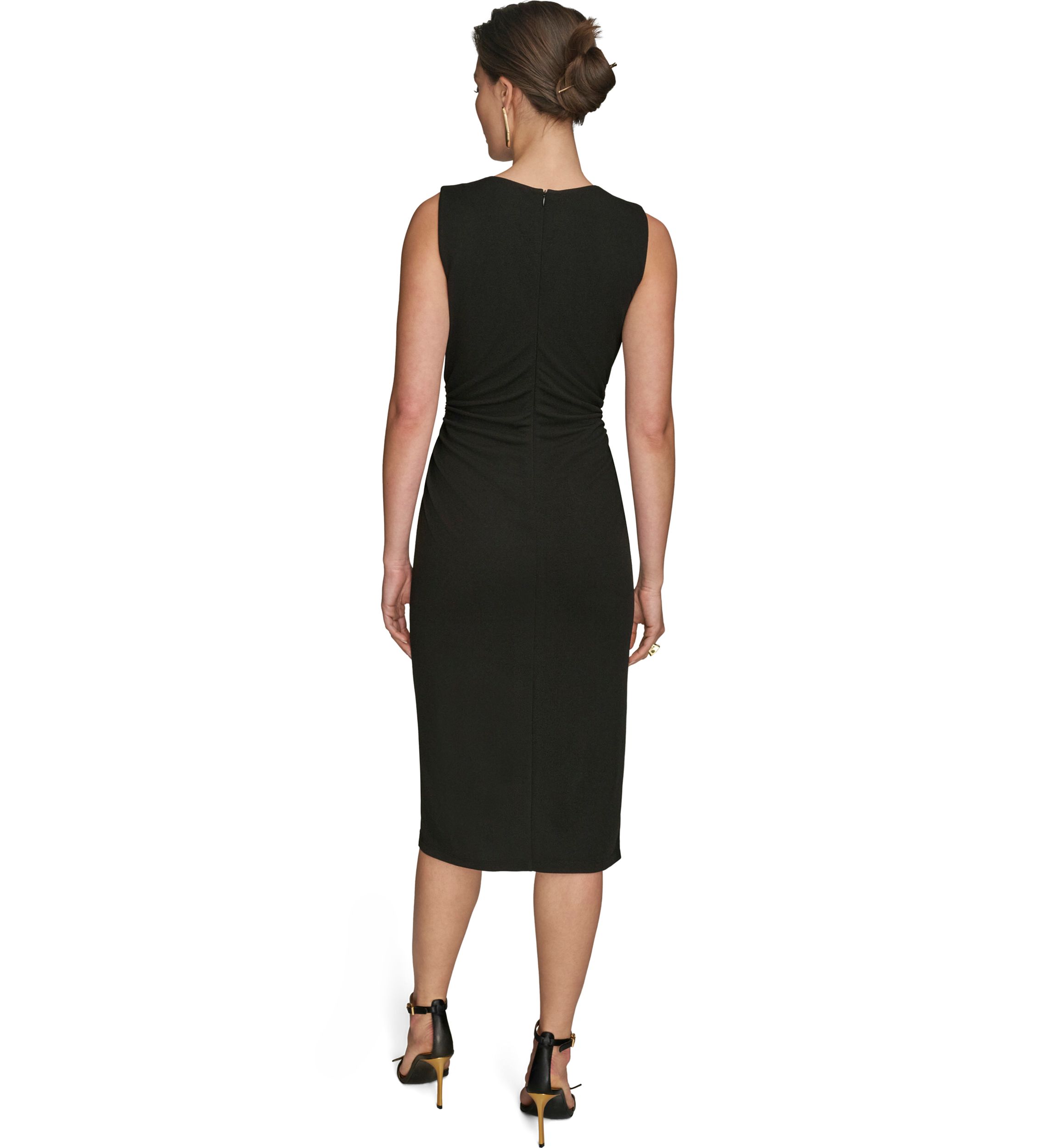 Womens Sleeveless Hardware Dress