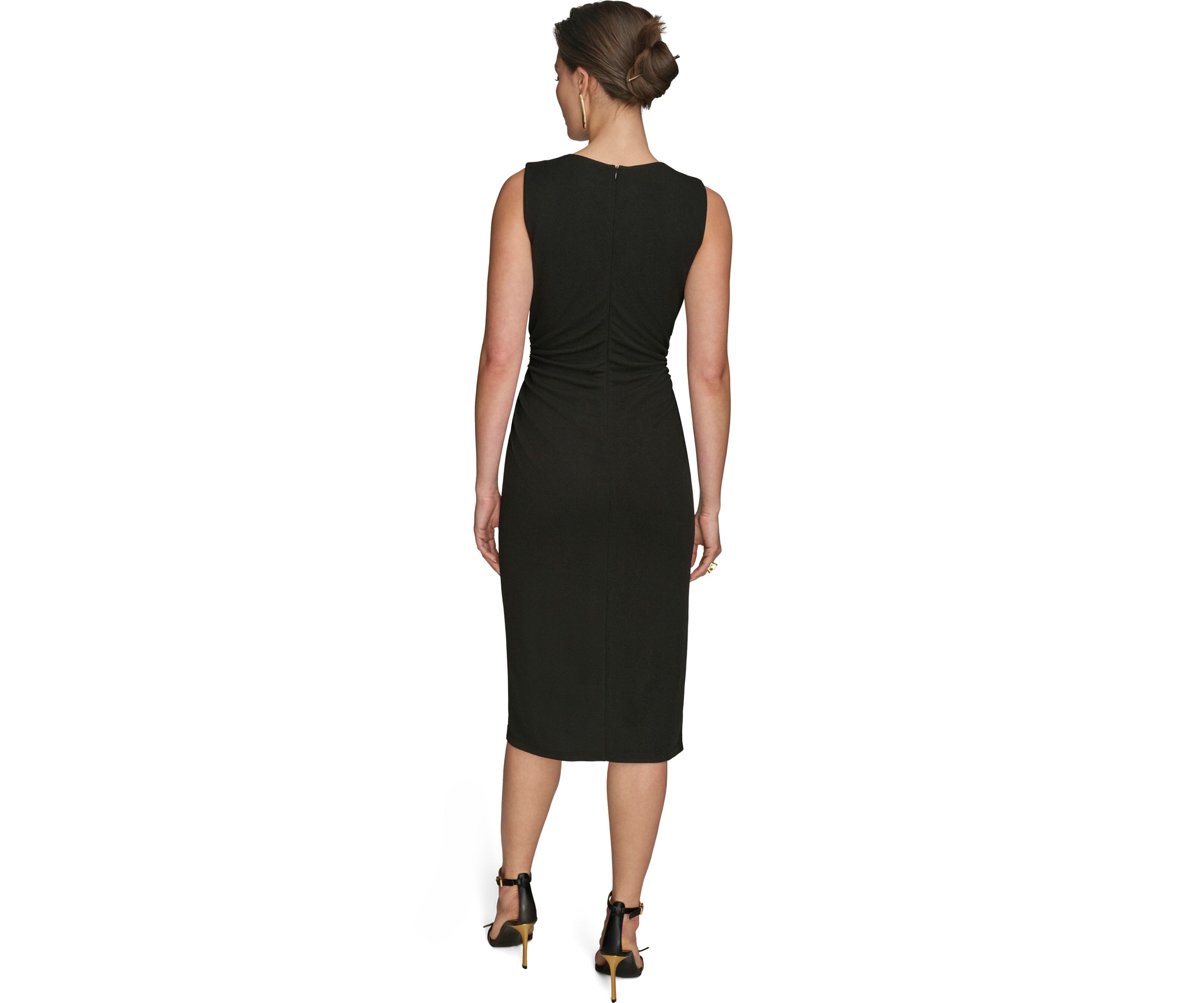 Womens Sleeveless Hardware Dress