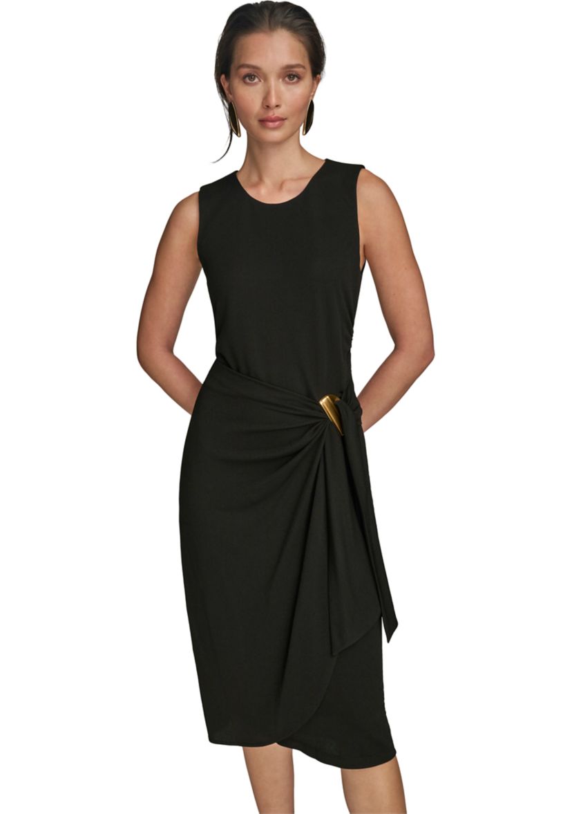 Womens Sleeveless Hardware Dress
