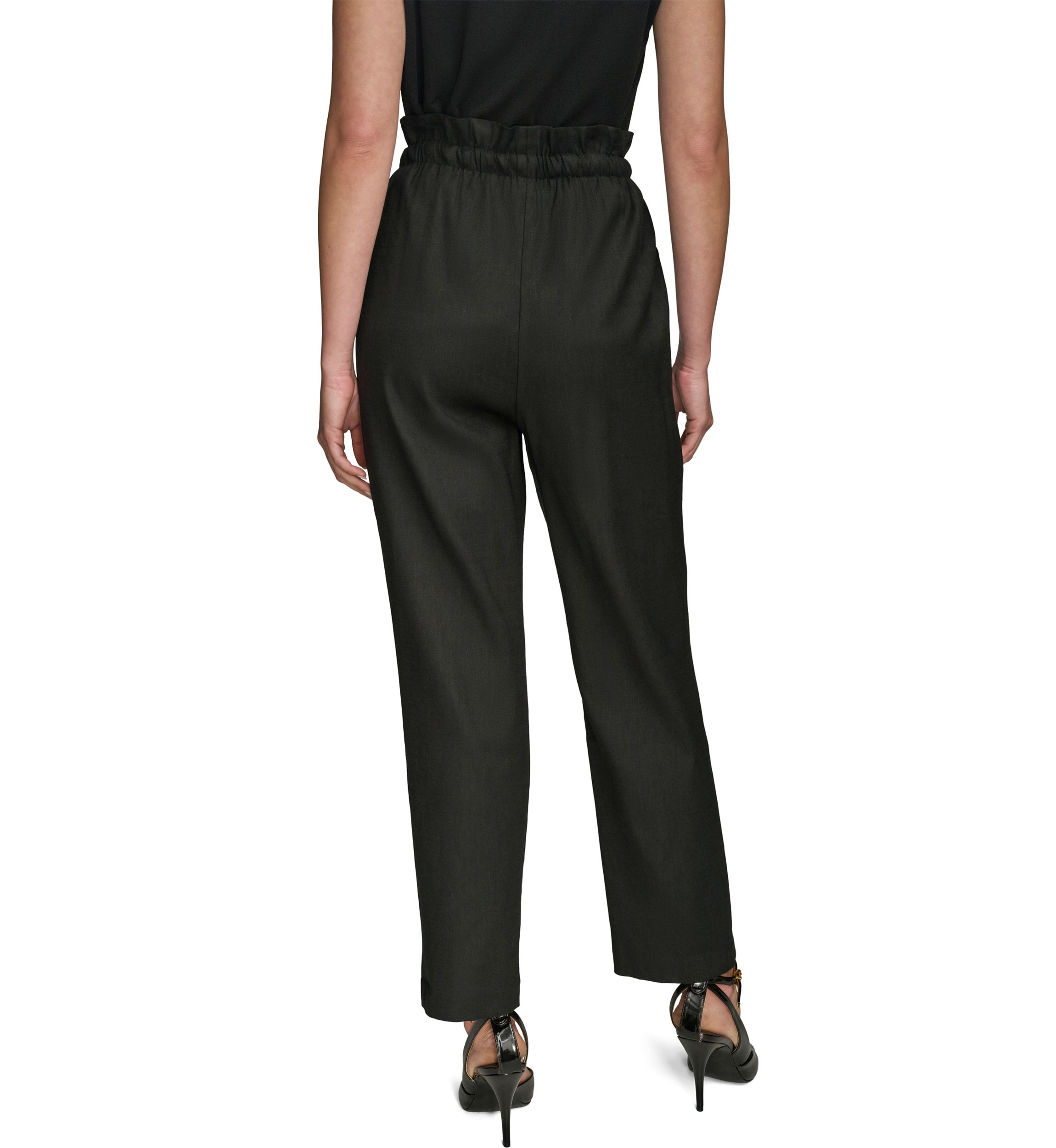 Womens Belted Slim Pants