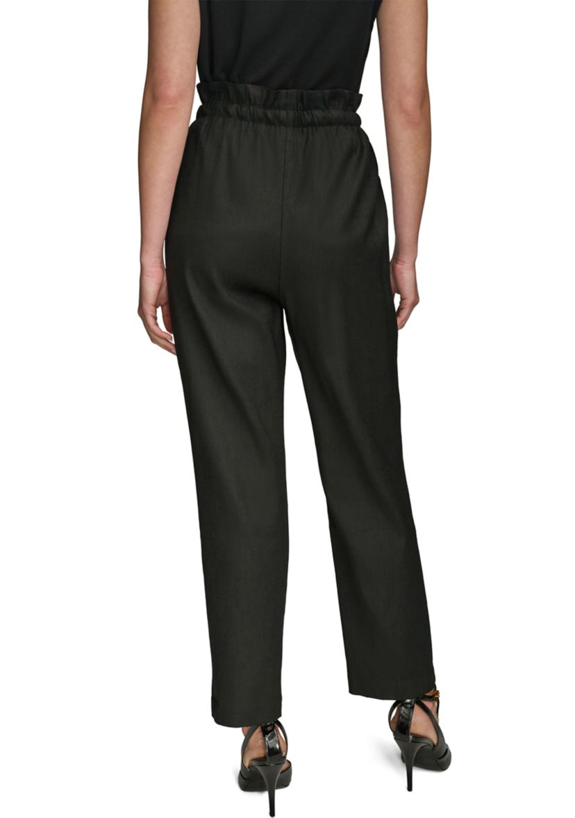 Womens Belted Slim Pants
