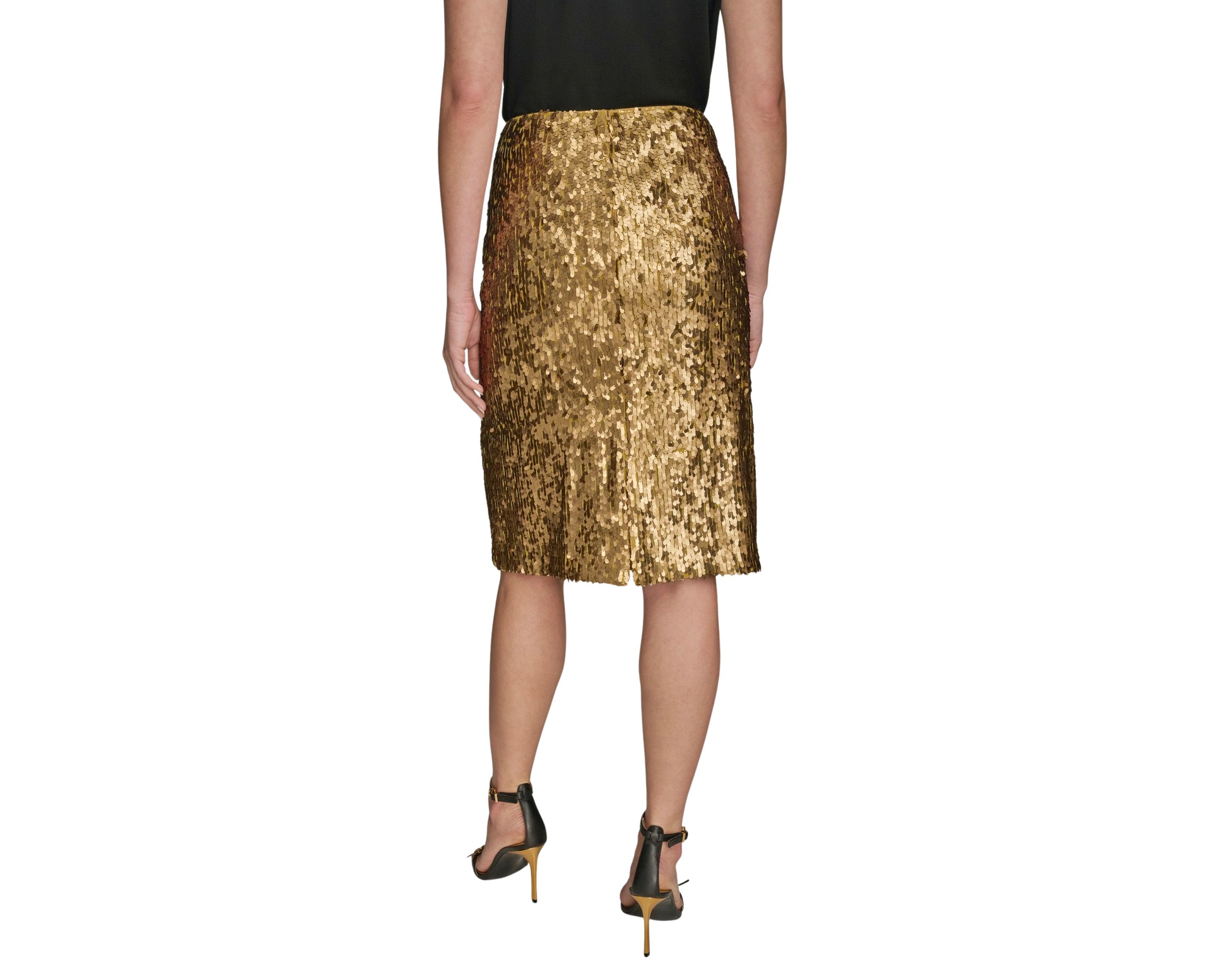Womens Sequin Pencil Skirt