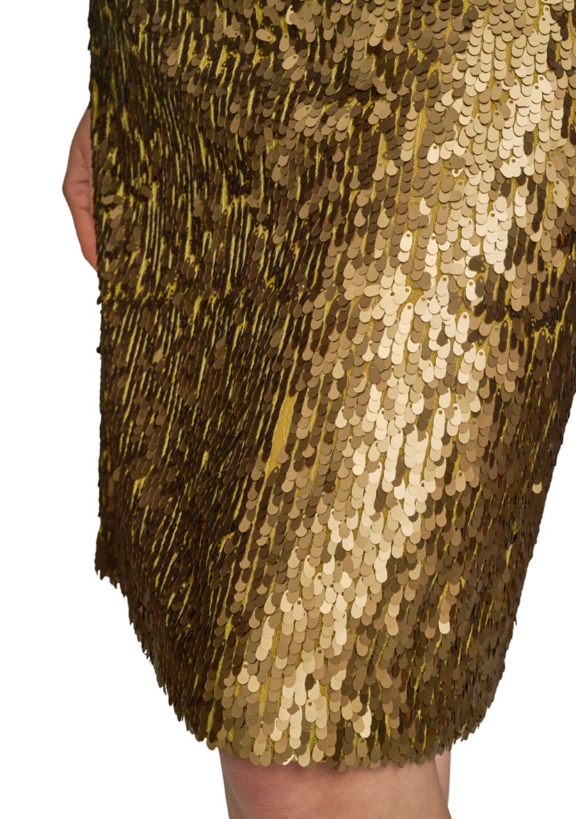 Womens Sequin Pencil Skirt