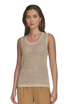 Donna Karan New York Women's Scoop Neck Sweater, Small