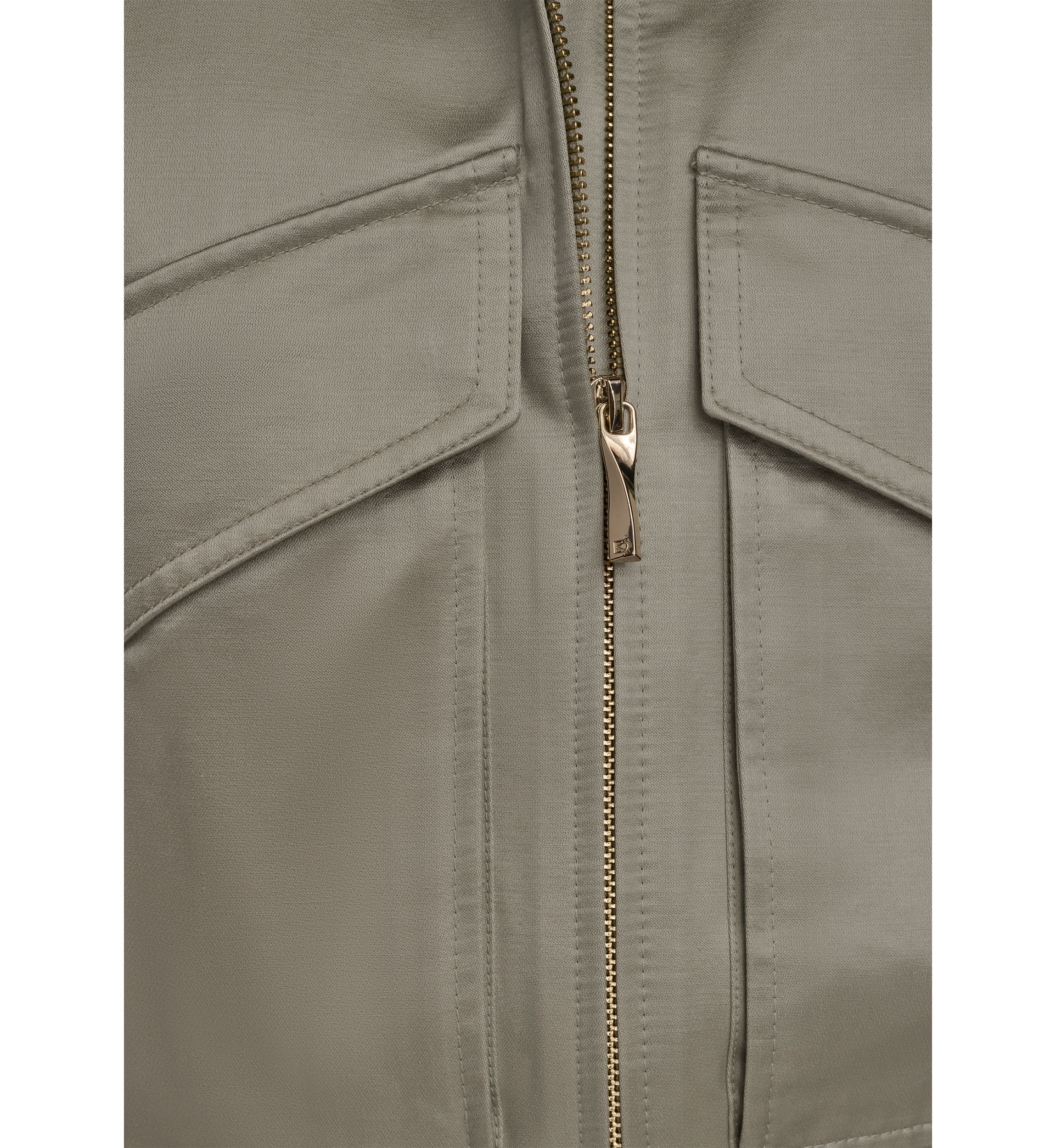 Womens Metallic Utility Jacket