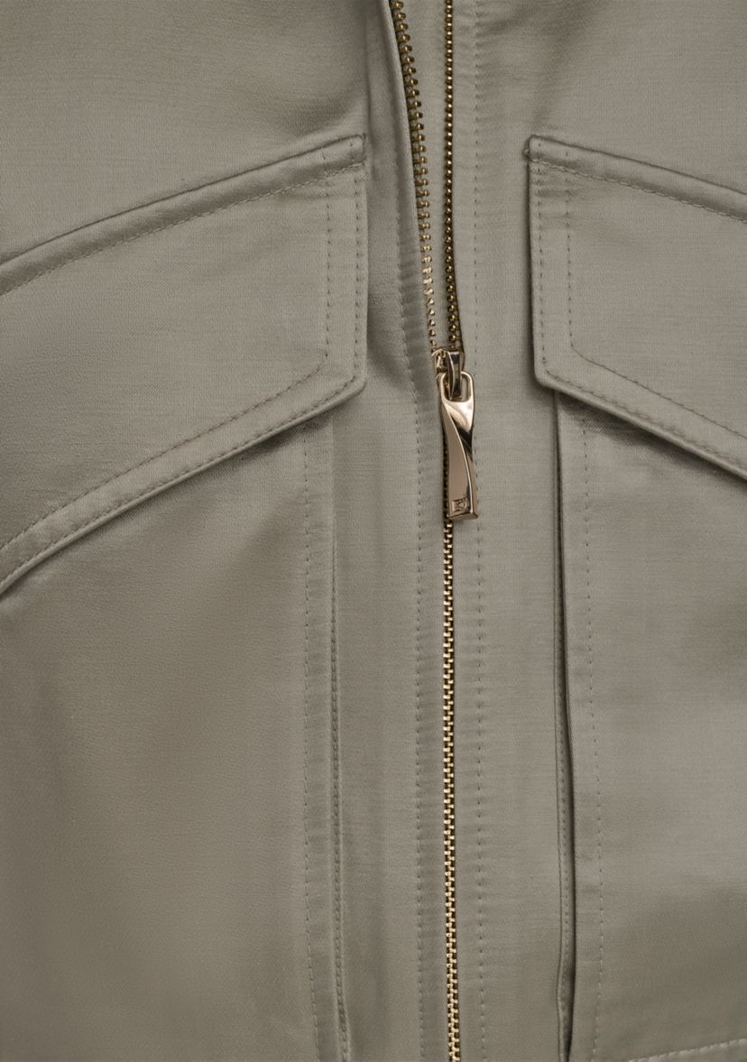 Womens Metallic Utility Jacket