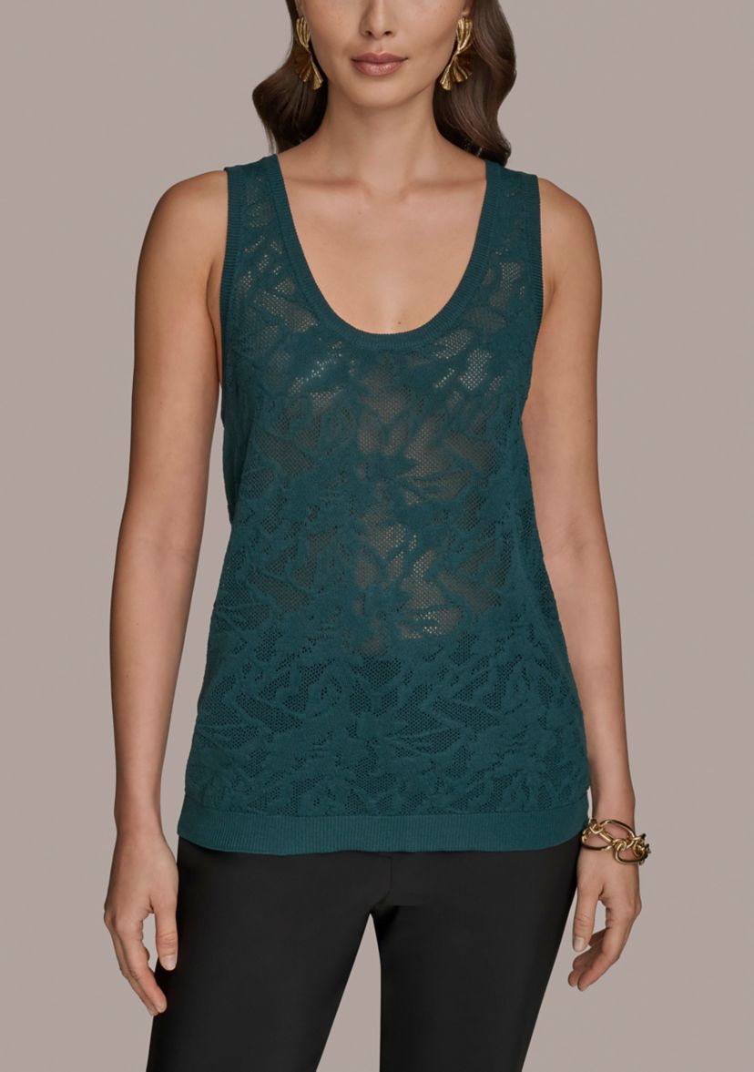 Womens Sweater Knit Tank Top