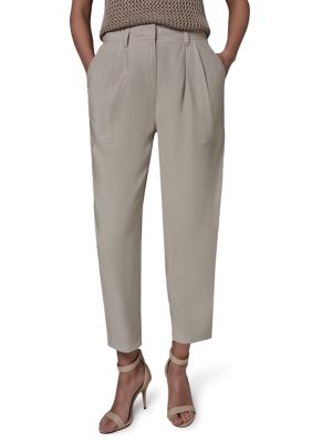 Donna Karan New York Women's Soft Pleated Trousers, Green, 12