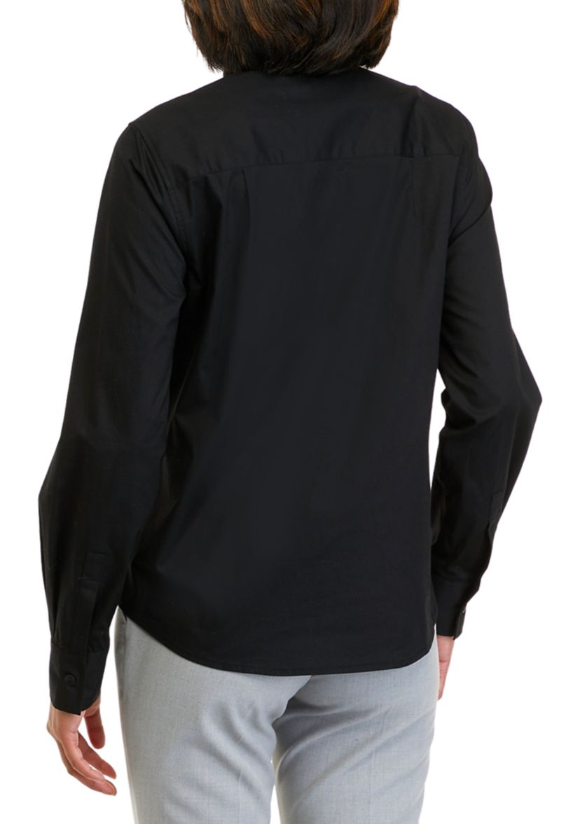   Womens Collared Button Front Shirt 