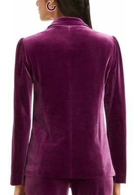 Women's Velvet Blazer