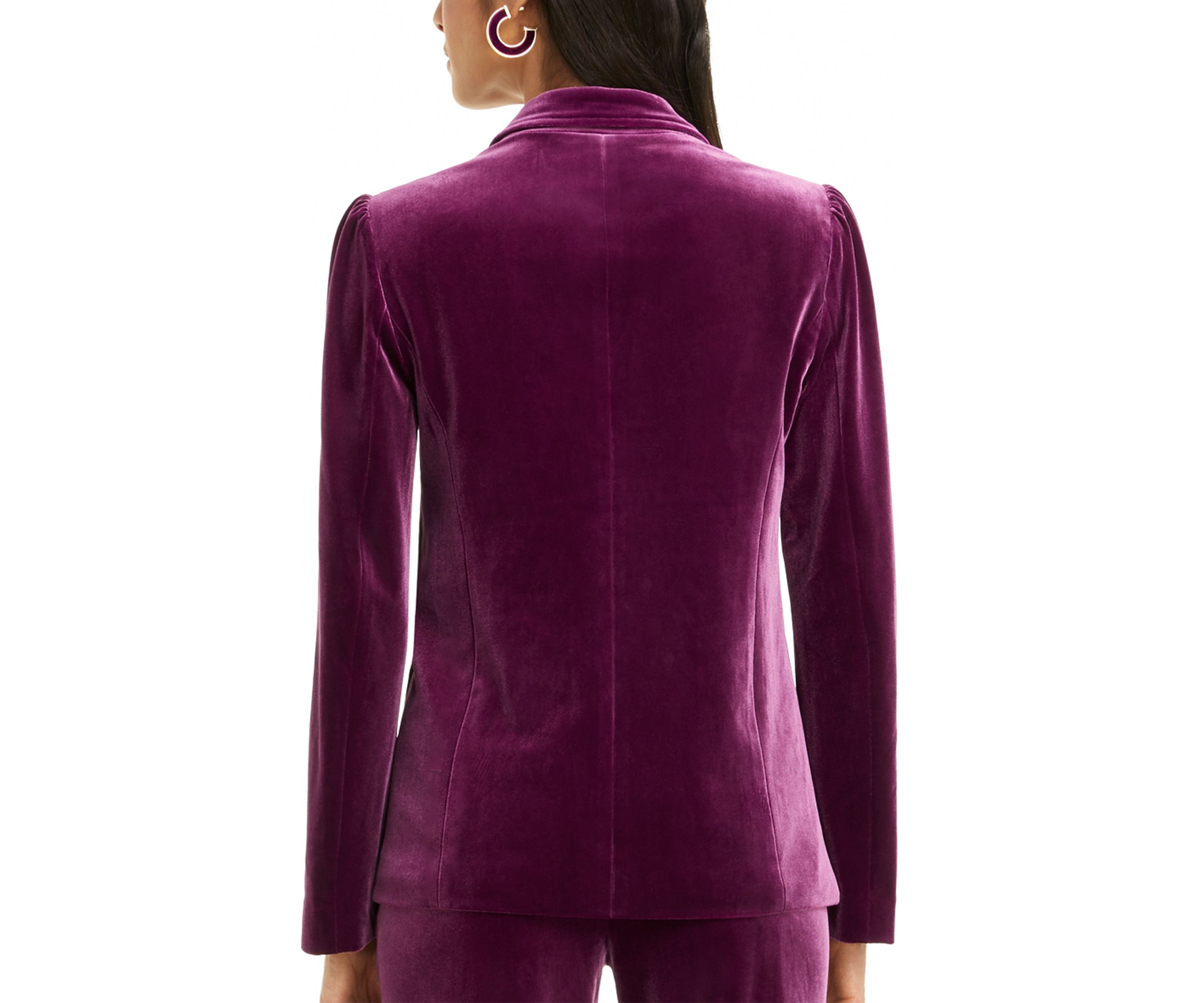 Womens Velvet Blazer