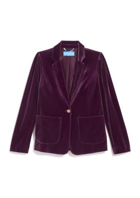 Women's Velvet Blazer