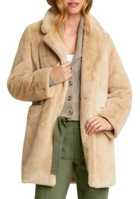 Draper James Plus Shearling Jacket