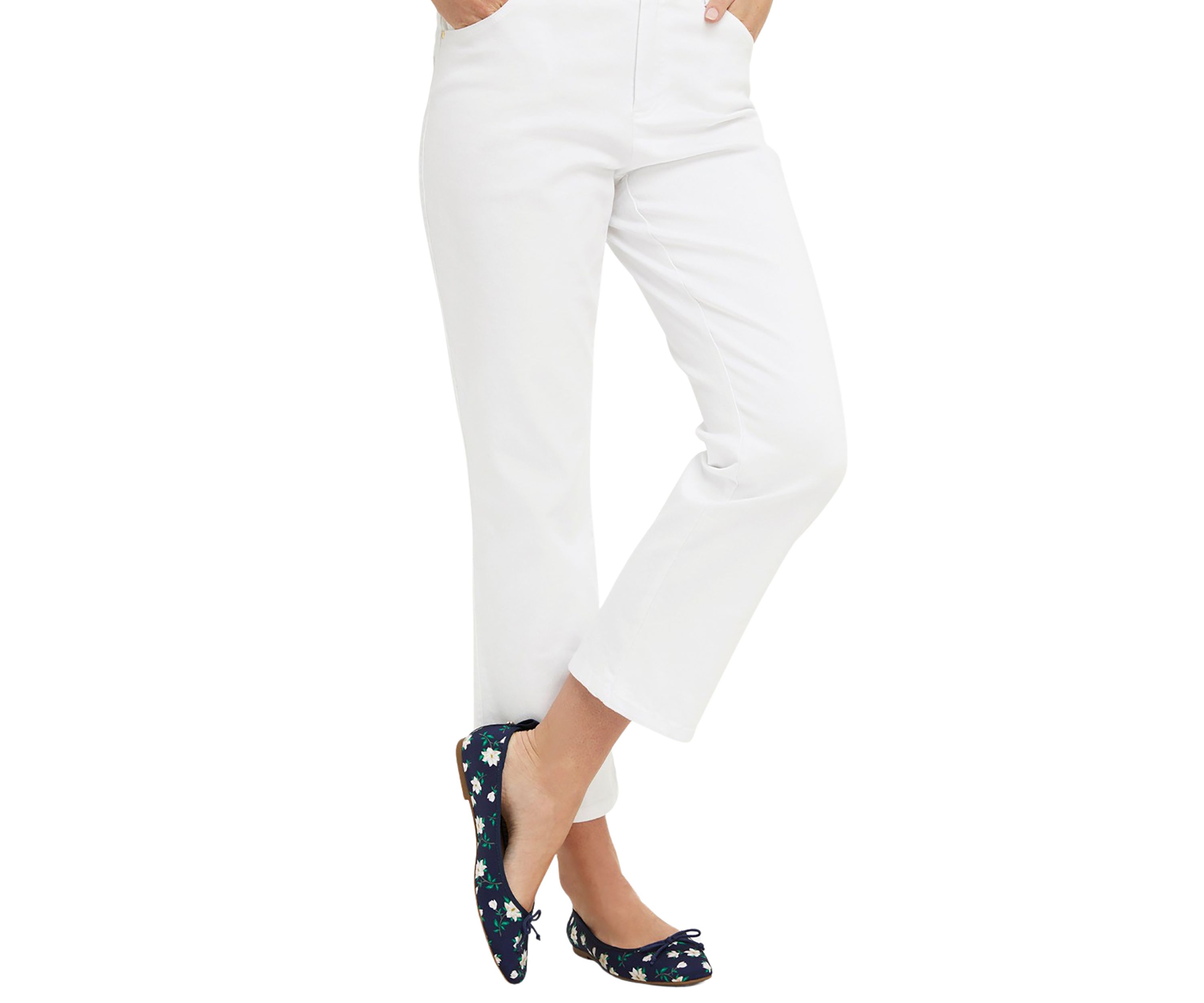 Womens White Kick Flare Jeans