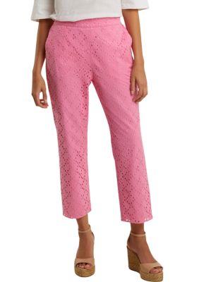 Women's Eyelet Pants