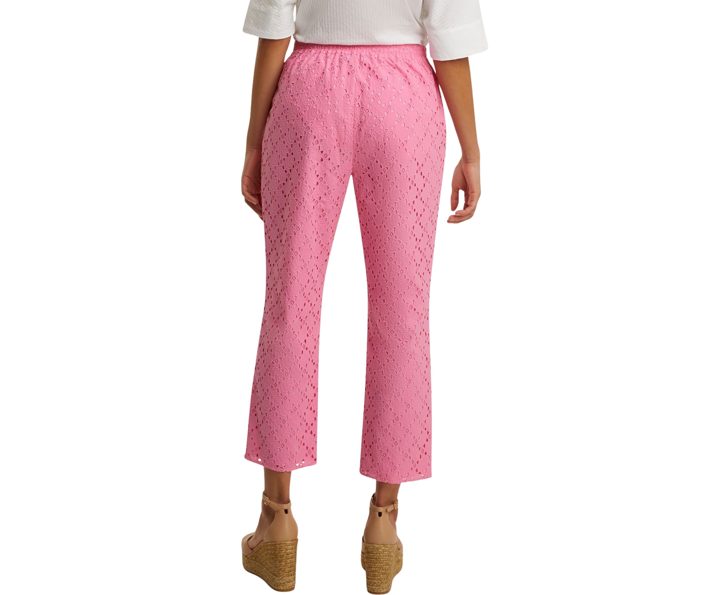 Womens Eyelet Pants
