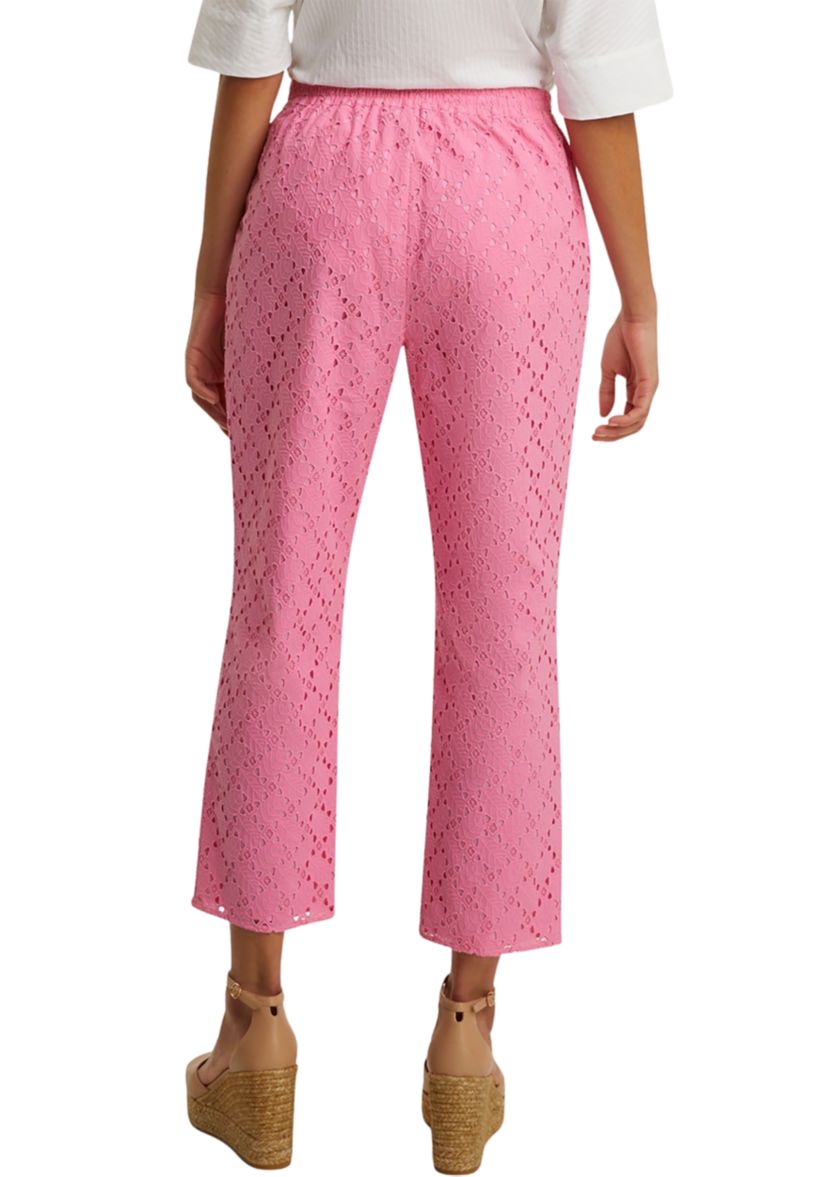 Womens Eyelet Pants