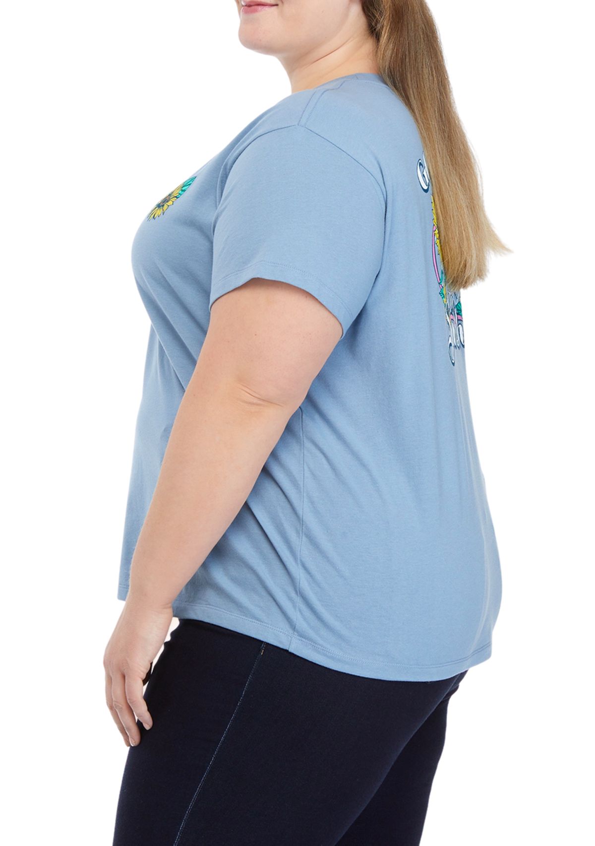 Plus Size Good Times Graphic T-Shirt 