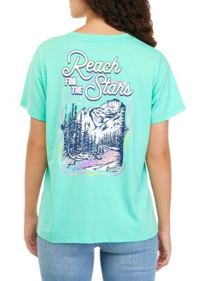 v neck burnout tee