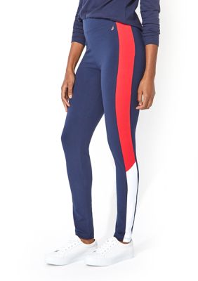 Women's Color Block Side Panel Leggings