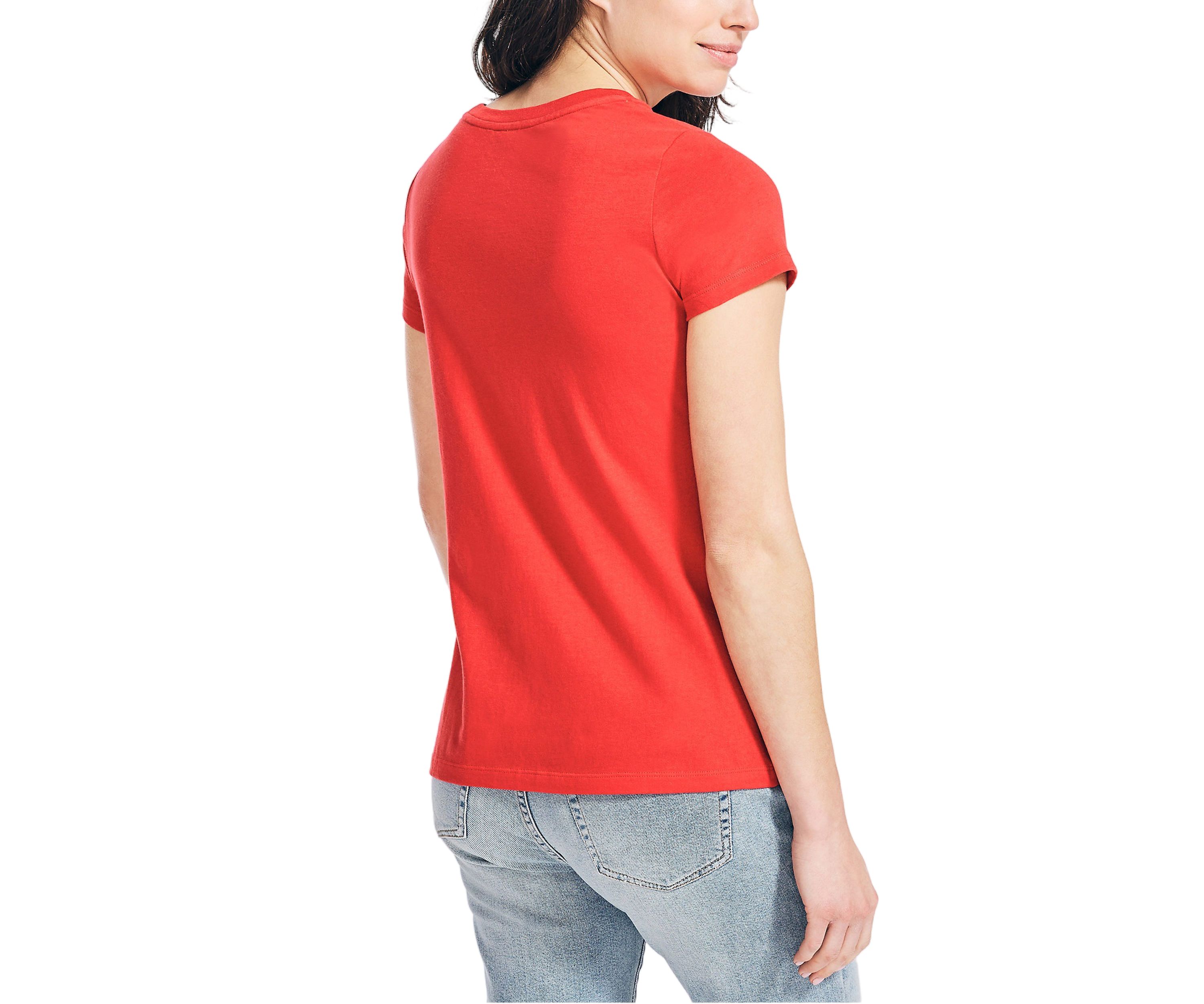 Womens Foil Graphic Logo T-Shirt