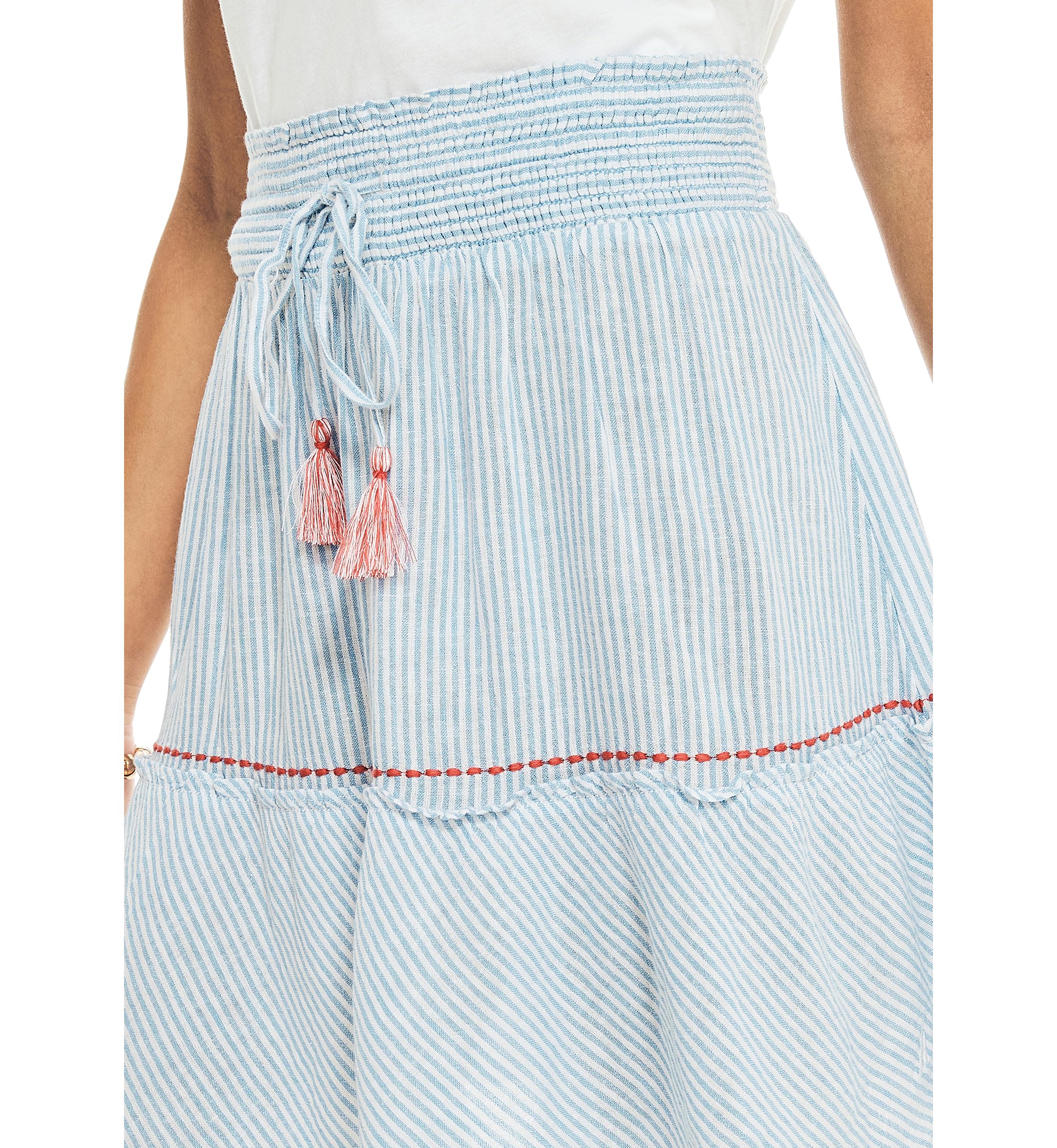Nautica Striped Pull-On Skirt