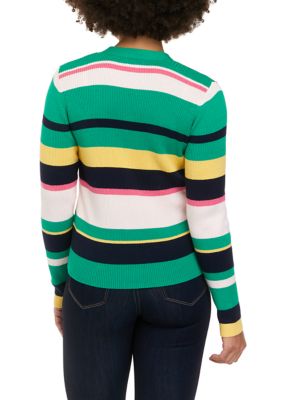 Women's Sustainably Crafted Striped Cardigan