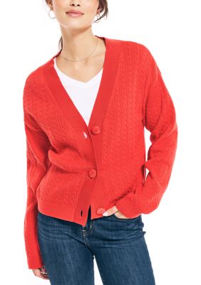 Women's Cable Knit Cardigan