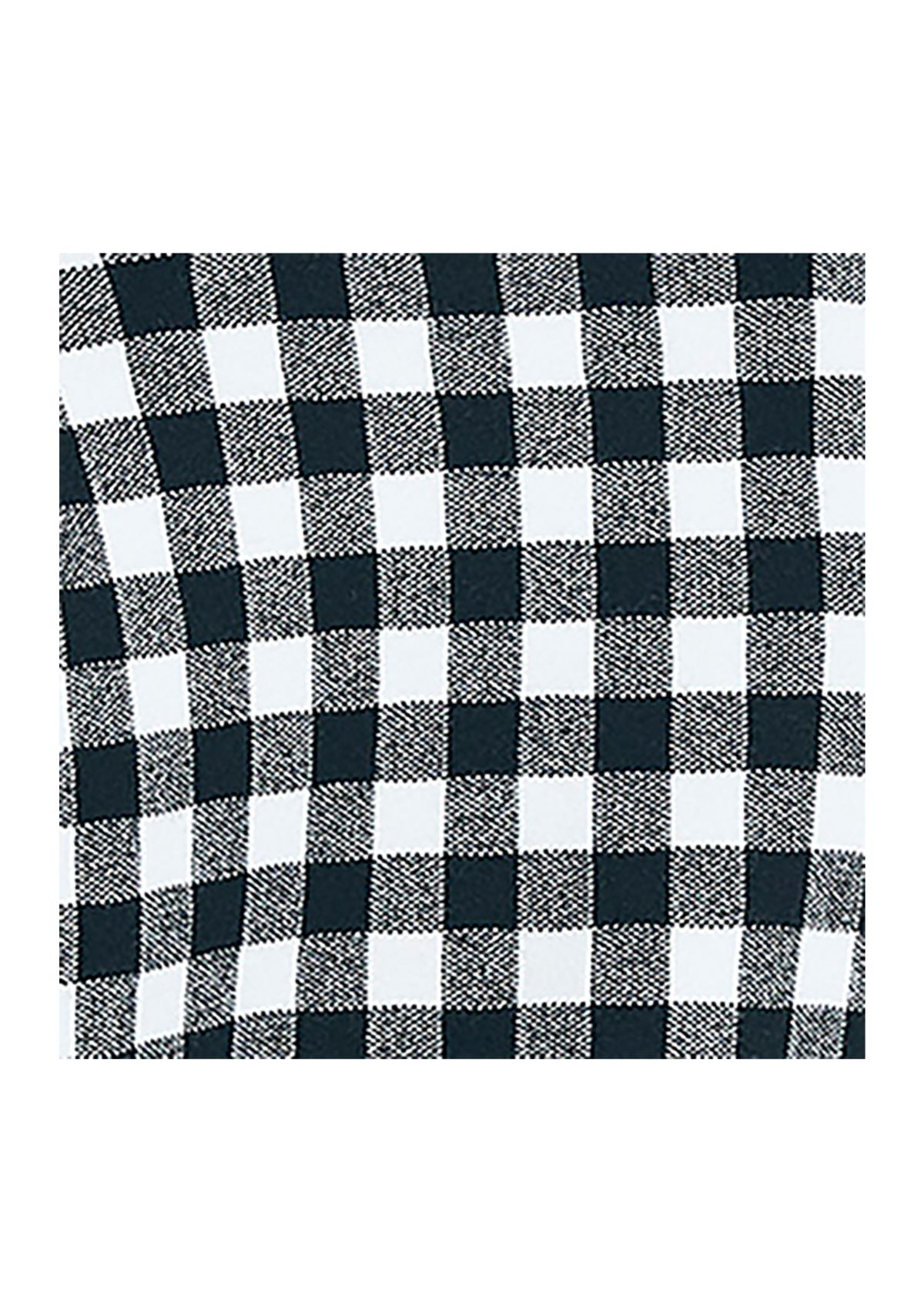 Womens Jacquard Gingham Crew Neck Sweater