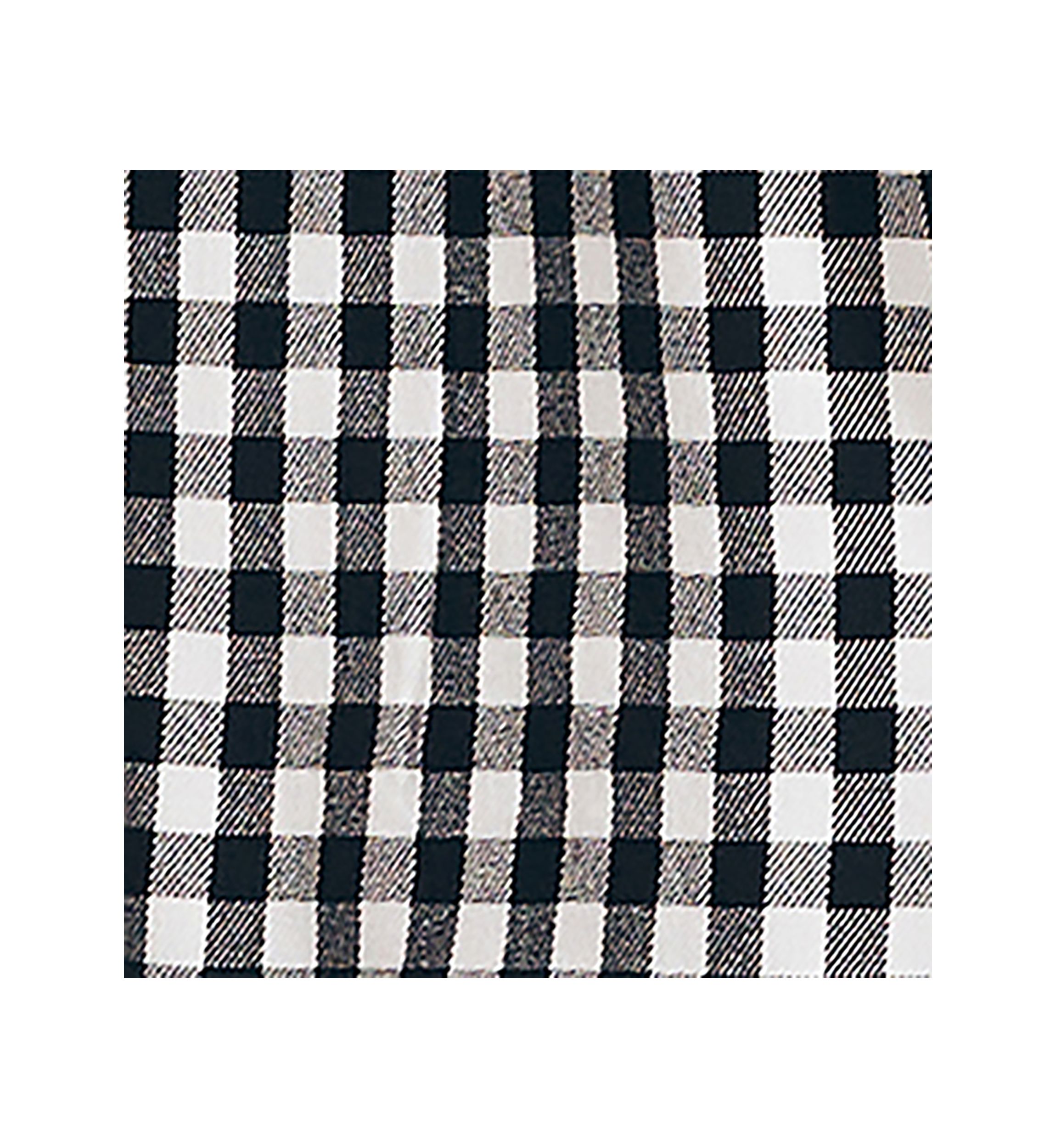 Womens Checkered Boyfriend Top