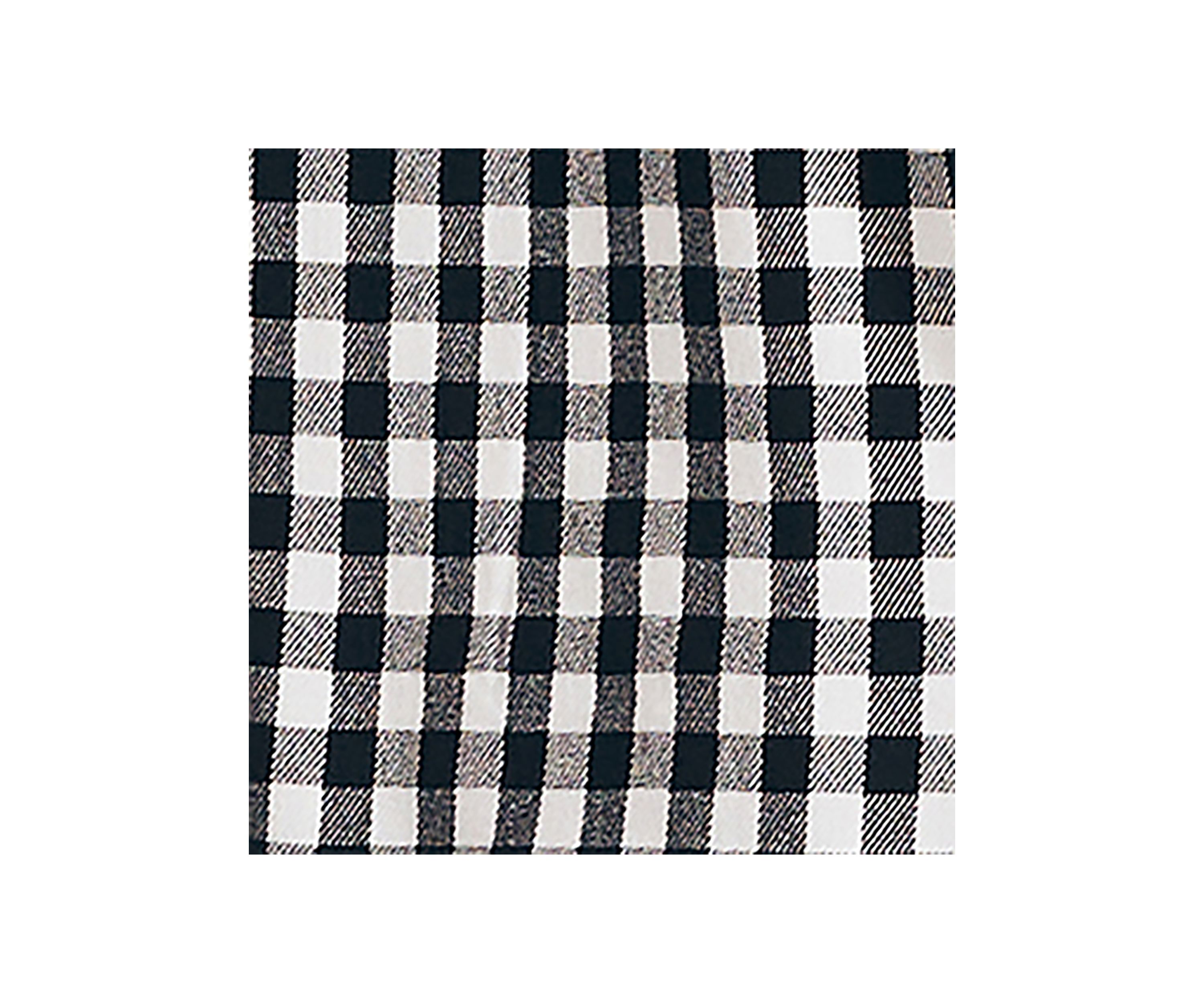 Womens Checkered Boyfriend Top
