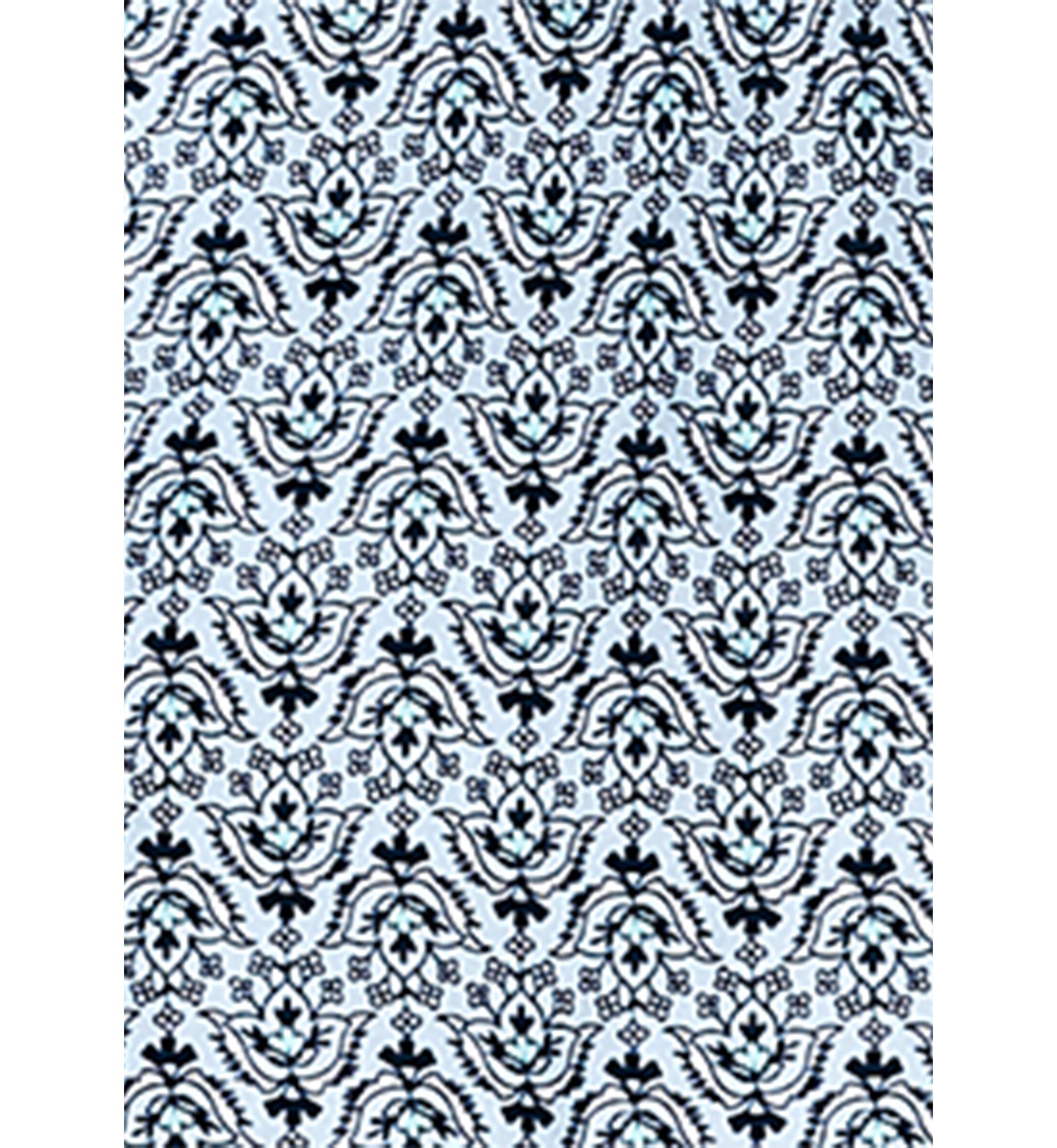 Womens Sustainably Crafted Printed Split Neck Top