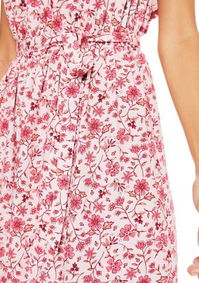 Women's Sustainably Crafted Printed Off the Shoulder Dress