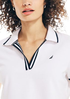 Sustainably Crafted Ocean Split-Neck Polo