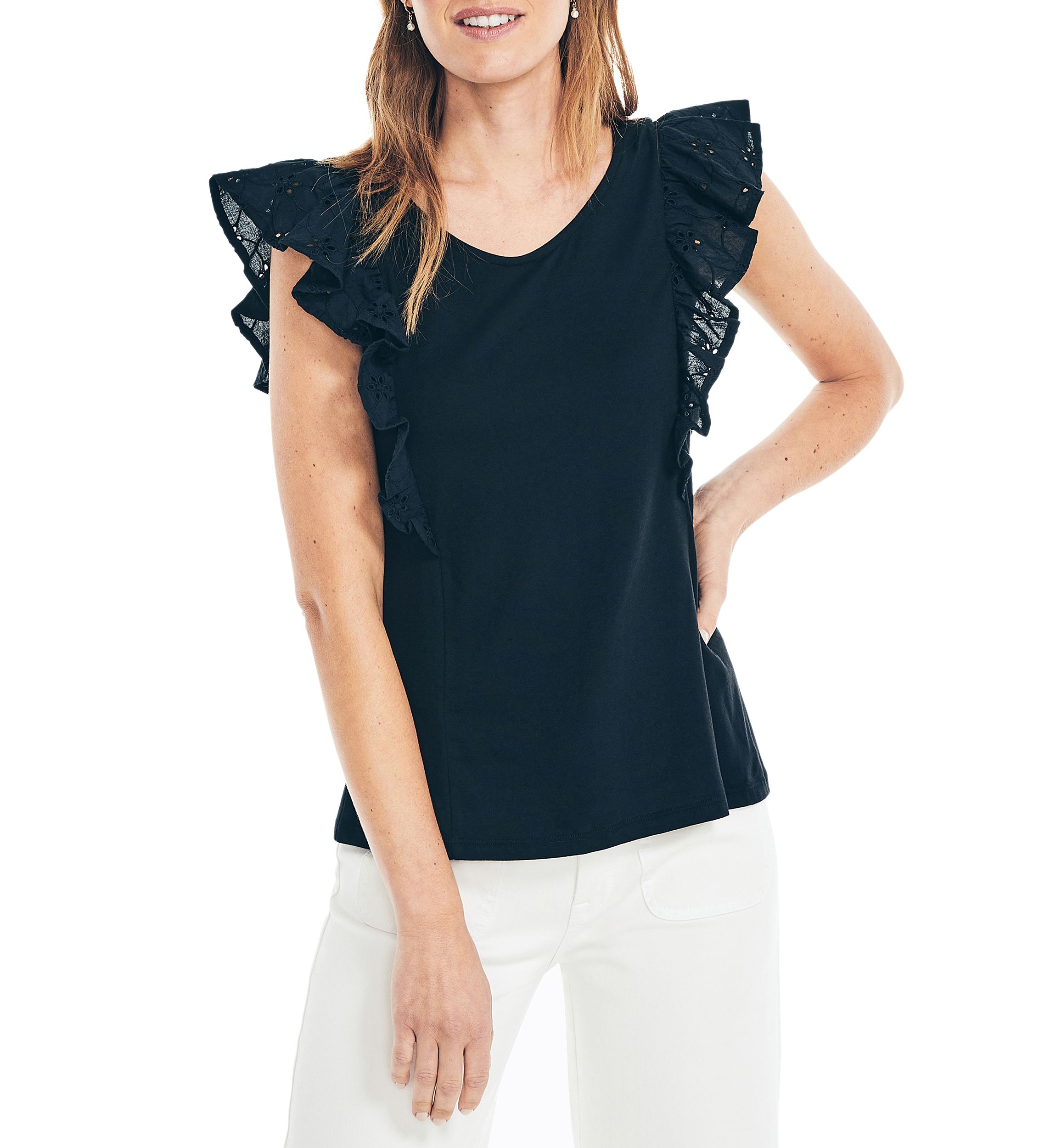 Eyelet Top