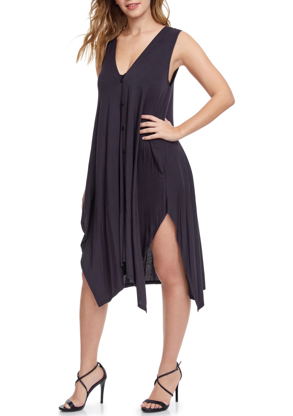 Jersey Swim Cover Up Dress