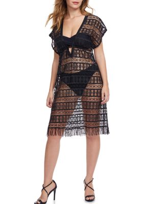 Crochet Swim Cover Up Dress