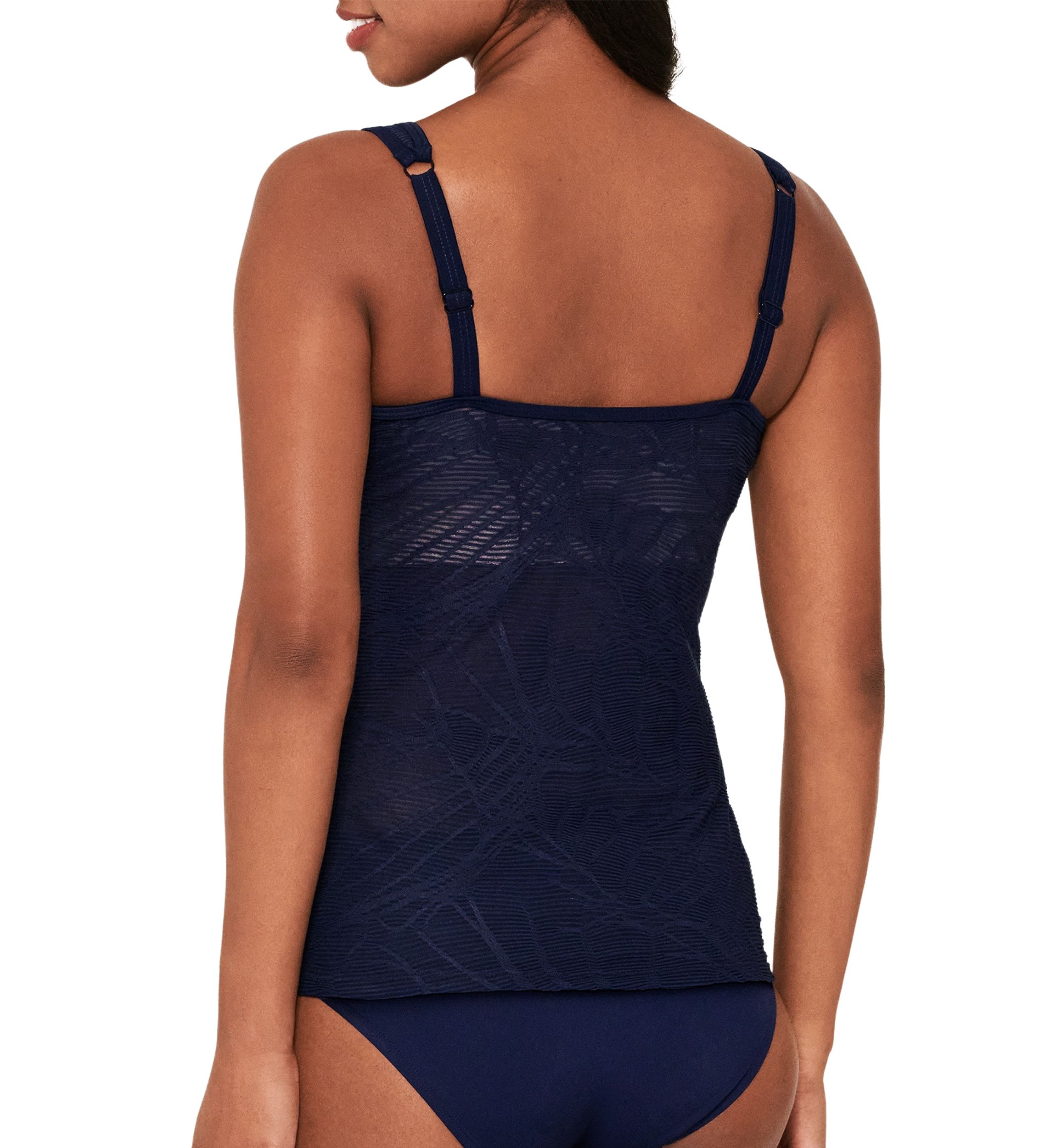 Textured Tankini Swim Top